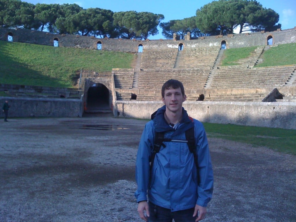 Yours truly: a spectacle at Pompeii!